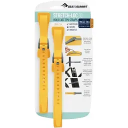 Набір стяжок Sea To Summit Stretch-loc 30 20mmx750mm 2 Pack Yellow (1033-STS ASLSTRP20X750YW)