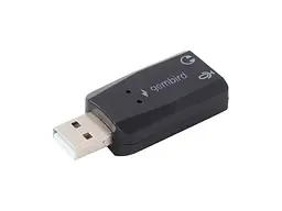 Звукова карта Gembird SC-USB2.0-01 Black