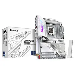 Gigabyte Материнська плата Z890 AORUS PRO ICE s1851 Z890 4xDDR4 M.2 Wi-Fi BT HDMI DP ATX - мініатюра 7