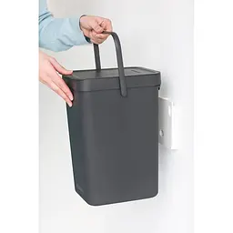 Відро для сміття Brabantia Sort&Go темно-сіре 12 л (109805) - мініатюра 3