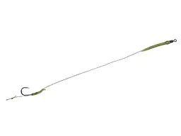 Повідець короповий Fishing ROI (2шт/уп) з конусом та вертлюгом hook 8340B №8 25lb