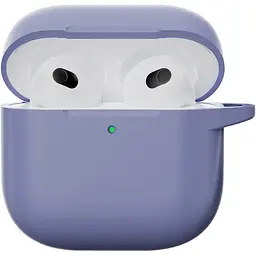 Чохол Silicone Case для Apple AirPods 4 Lavender [122756] - мініатюра 2