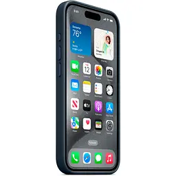Чохол Apple FineWoven Case with MagSafe для iPhone 15 Pro Pacific Blue (MT4Q3ZM/A) [92957] - мініатюра 3