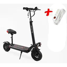 Електросамокат Best Scooter BS-90711 із сидінням (800W, 48V, 15Ah) Чорний + Мережевий фільтр у подарунок - мініатюра 3