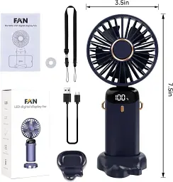 Вентилятор ручний 5 режимів USB Mini Fan - мініатюра 6