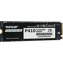 Накопичувач SSD M.2 2280 1TB Patriot (P410P1TBM28H) - мініатюра 2