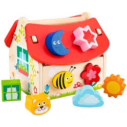 Ігровий набір New Classic Toys Будинок з формами 20х16.5х16.5 см (10563)