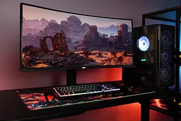 Монітор 2E Gaming 34" G3424B 2xHDMI DP VA 3440x1440 180Hz 1ms NTSC 85% CURVED FreeSync HAS teh0014152 - мініатюра 6