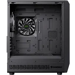 Корпус GameMax Forge COC, Black, без БП, Midi Tower, Micro ATX / Mini ITX, Type-C / USB 3.0 / USB 2.0, макс. CPU - 155 мм / VGA - 330 мм, 4x120 мм ARGB, 1xCOC Turbo Fan, бічна панель із загартованого скла - мініатюра 5