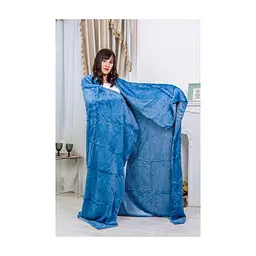Плед MirSon 1002 Damask Blue 150x200 (2200003051070) - мініатюра 4