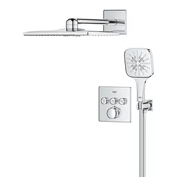 Душова система прихованого монтажу Grohe Grohtherm Smartcontrol з Rsh Smartactive 310 Cube 1039980000, Хром - мініатюра 2