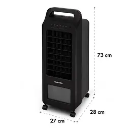 Охолоджувач повітря Klarstein Cooler Rush 3-в-1 132 м³/година Чорний (10035825) - мініатюра 2