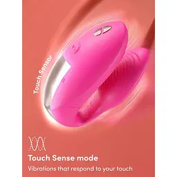 Вібратор We-Vibe Chorus Pro Electric Pink для пар зі смарт-управлінням - мініатюра 15