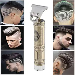 Акумуляторна машинка для стрижки волосся HAIR CLIPPER бритва тример окантувальна для бороди 5 Вт UKC T99 - мініатюра 3