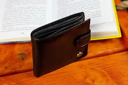 Стильне шкіряне портмоне ST Leather В 103 чорне 9,5 см - мініатюра 10