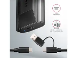 Кишеня для накопичувача AXAGON Thin Screwless (EEM2-GTS2) - мініатюра 4