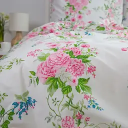 Постільна білизна ТЕП Soft Dreams Floral Dream бязь 70x70 євро білий - мініатюра 5