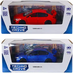 Іграшковий автомодель TechnoDrive Subaru WRX STI  в асортименті (260008)