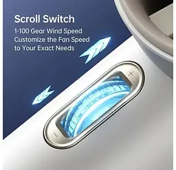 Вентилятор Jisulife Handheld Fan Pro1 білий - мініатюра 8