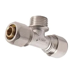 Трійник обтискний Karro для м/п труб 20х1/2"х20 зовнішня різьба KR-0711 30412 - мініатюра 2
