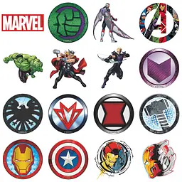 Стикерпак Марвел Месники Набір наклейок GeekLand Marvel Avengers 50 штук - мініатюра 5