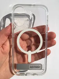 Чохол протиударний із підставкою ZAGG Gear4 Crystal Palace MagSafe для iPhone 16 Прозорий - мініатюра 9