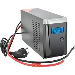 ДБЖ із правильною синусоїдою Ritar RTSW-600 LCD, 12В, під зовнішній АКБ, Q4 (320x132x210) 4,2 кг (260x85x140)