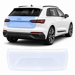 Антигравійна захисна бронеплівка за лекалами для Audi Q8 e-tron GE facelift 2023-2025 - зона кришки багажника