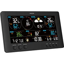 Розумна метеостанція Sencor SWS 12500 WIFI чорна [134772] - мініатюра 6