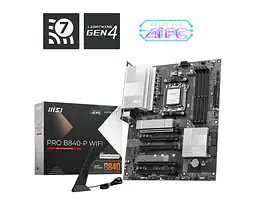 Материнcька плата MSI PRO B840-P WIFI sAM5 B840 4xDDR5 M.2 HDMI WiFi BT ATX - мініатюра 5