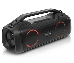 Портативная колонка бумбокс REAL-EL X747 Black - мініатюра 3