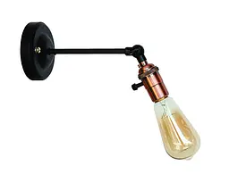 Бра настінне Levistella 752WD1905-1, E27, 60W, чорний, мідна основа, сучасний стиль для дому
