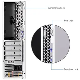 Корпус Chieftec UNI BE-10W-300 mATX, Блок живлення 300W, SLIM FF БІЛИЙ - мініатюра 7