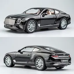 Колекційна металева модель автомобіля АвтоЕксперт Bentley Continental GT з інерцією, світлом та звуком 1:24 - мініатюра 4