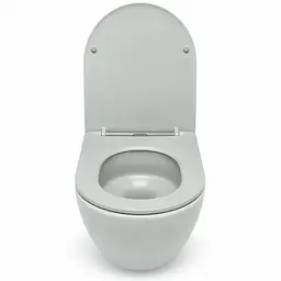 Підвісний безободковий унітаз VBI Vulcano Tornado light grey matt VBI-020421 - мініатюра 5