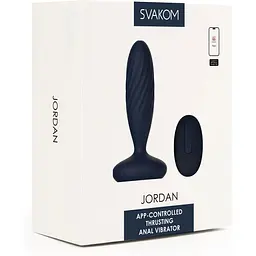 Анальна пробка G Svakom Jordan Navy Blue - мініатюра 11