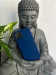 Чохол MAKE Apple iPhone 15 Plus Silicone Navy Blue - мініатюра 4