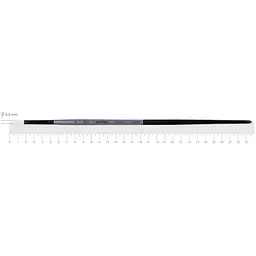 Пензель синтетика кругла загострена INTENSE 1668SR №4 довга ручка Rosa