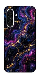 TPU чохол Demsky Purple space marble для Samsung Galaxy A36 5G