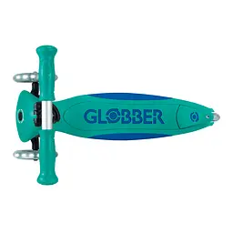 Самокат Globber Elite Lights колеса з підсвіткою 50 кг смарагдово-зелений (439-607-3) - мініатюра 6