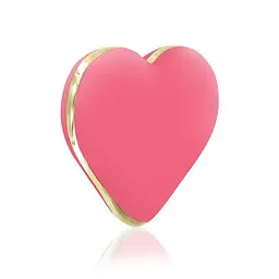 Вібратор Rianne S Heart 5.5 см рожевий - мініатюра 2