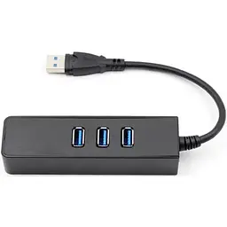 Концентратор Dynamode USB 3.0 Type-A - RJ45 Gigabit Lan 3*USB 3.0 (USB3.0-Type-A-RJ45-HUB3) - мініатюра 3