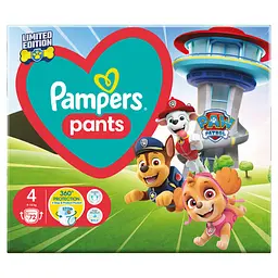 Підгузки-трусики Pampers Pants Щенячий патруль, 4 (9-15 кг), 72 шт.