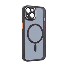 Чехол для Apple iPhone 13, Unit MagSafe SE, черный, с защитой камеры, магсейф, противоударный, магнитный, панель-накладка с MagSafe, с поддержкой беспроводной зарядки, TPU+PC, защита всего корпуса, ударопрочный, ArmorStandart (ARM75368) - мініатюра 2