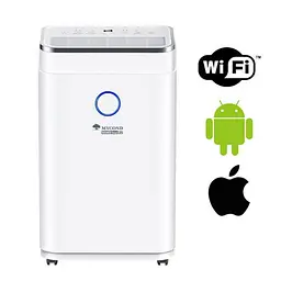 Осушувач повітря Mycond  Roomer Smart 25 побутовий, 25 л.на добу, 180 м3/год, 50 м2, дисплей, ел. кер-ня, Wi-Fi, таймер, авто вимк., білий - мініатюра 7