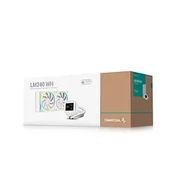 Система водяного охолодження DeepCool LM240 WH (R-LM240-WHDMMC-1) - мініатюра 4