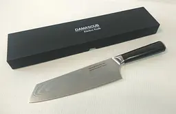 Ніж кухарський 20 см Damascus DK-HJ 6006 AUS-10 Дамаська сталь 67 шарів - мініатюра 9