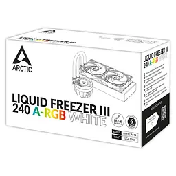 Система охолодження для комп’ютерного процесора Arctic Liquid Freezer III 240 ACFRE00150A A-RGB/White - мініатюра 5