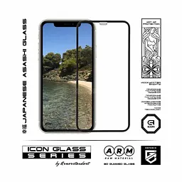 Скло захисне Armorstandart Icon 3D Apple iPhone 12 Pro Max Black (ARM57194) - мініатюра 2