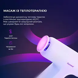 Масажер YUNMAI Massage Gun mini 2 (YMFG-M356) - мініатюра 3